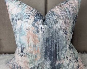 Fresco John Lewis & Partners Pastel embroidered Cushion Cover/ Throw Cushion cover.