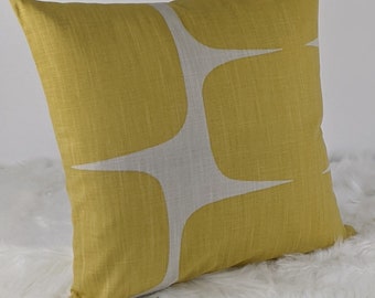 Scion Lohko Honey / Paper Retro Scandinavian Fabric Pillow/Cushion Cover 60s Style pillow case