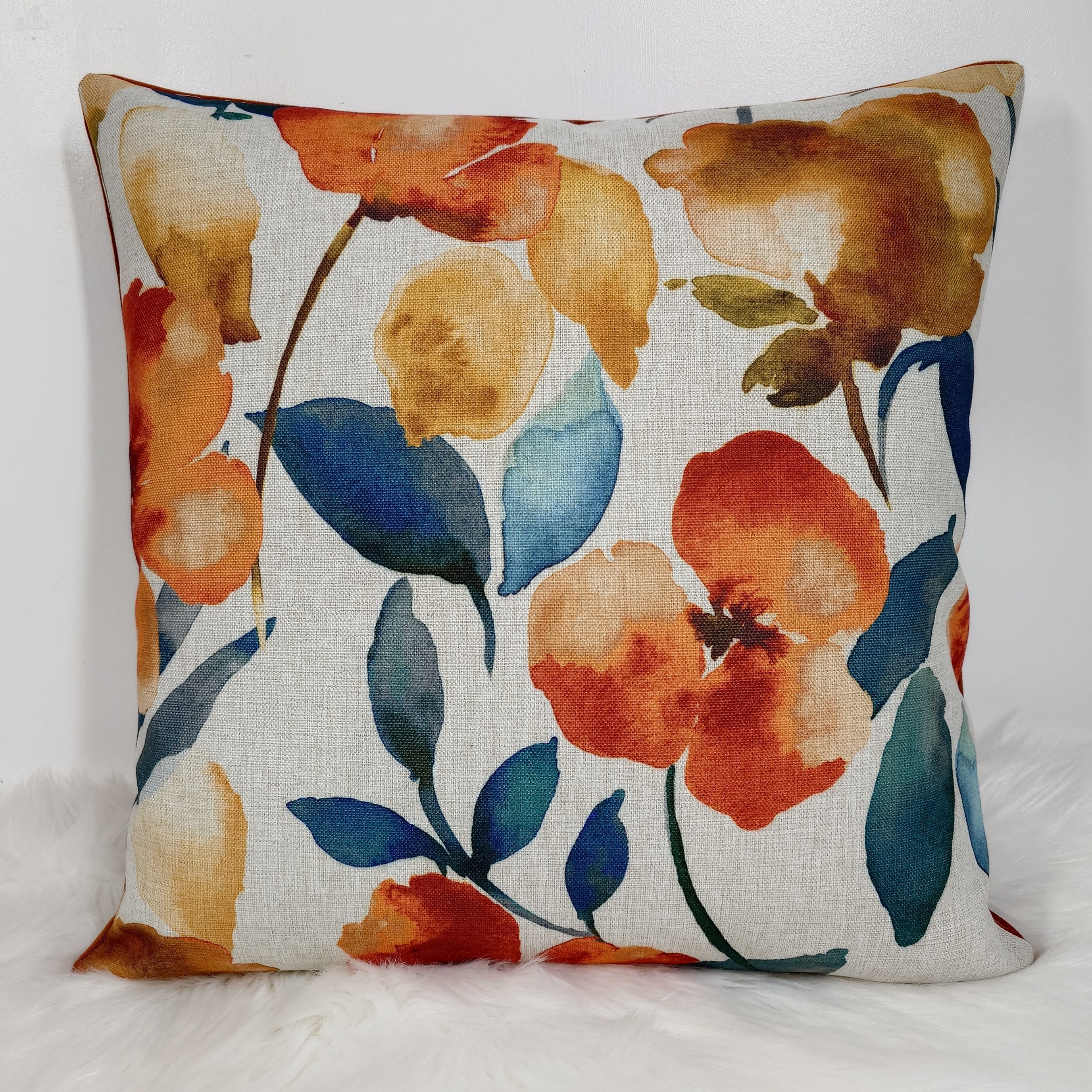 Terracotta cushion covers 50x50 - Etsy 日本