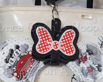 Diseño de bordado digital a máquina ITH con apliques para diadema con lazo - Descarga instantánea