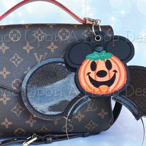 Diadema con orejas de cuadros de Mr Mouse (diseño de bordado digital a máquina - Descarga instantánea)