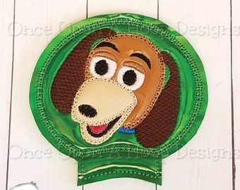 T.S. Slink Dog MEar Add-on ITH Digital Machine Embroidery Design - INSTANT DOWNLOAD
