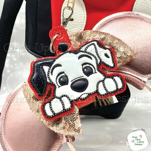 Puppy Peeker MEars Holder ITH Digital Machine Embroidery Design - INSTANT Download