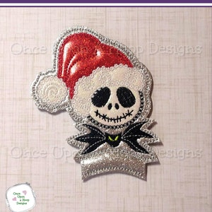 NBC Jack Santa Center Add-on ITH Digital Machine Embroidery Design - INSTANT Download