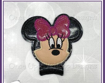 Ms Mouse MEar Add-on ITH Digital Machine Embroidery Design - INSTANT DOWNLOAD
