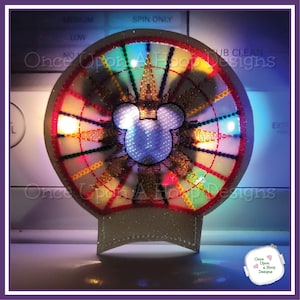 DL Ferris Wheel with Hidden Mr Mouse Center ITH Digital Machine Embroidery Design - INSTANT Download