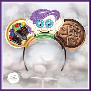 Dopey & 7D Mine Cars MEars 6-piece Set ITH Digital Machine Embroidery Design - INSTANT Download