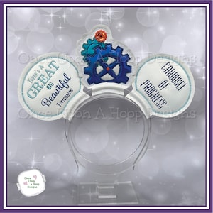 Progressive Carousel Ride MEars Set (3 Pieces) ITH Digital Machine Embroidery Design - INSTANT Download