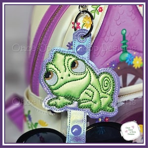 Chameleon Side Kick MEars Headband Holder ITH Digital Machine Embroidery Design - INSTANT Download