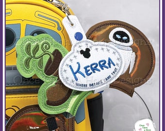 Mr Mouse Cast Member Name Tag MEars Headband Holder ITH Digital Machine Embroidery Design - INSTANT Download