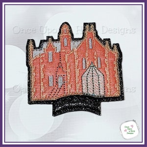 WDW Haunted House Gracey Mansion Center Add-on ITH Digital Machine Embroidery Design - INSTANT Download
