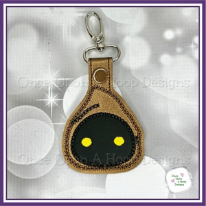 S.W. Jaw Scrap Dealer Purse Charm Snap Tab ITH Digital Machine Embroidery Design - INSTANT Download