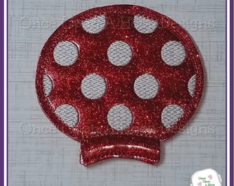 Polka-Dots MEar ITH Digital Machine Embroidery Design - INSTANT DOWNLOAD