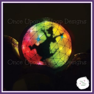 Spaceship Geodesic Sphere with Hidden Figgy Dragon Center ITH Digital Machine Embroidery Design - INSTANT Download