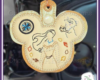 Native American Princess Mouse Head MEars Headband Holder ITH Digital Machine Embroidery Design - INSTANT Download