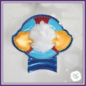 Mr Duck Butt Lifesaver CTR Add-on ITH Digital Machine Embroidery Design - INSTANT Download