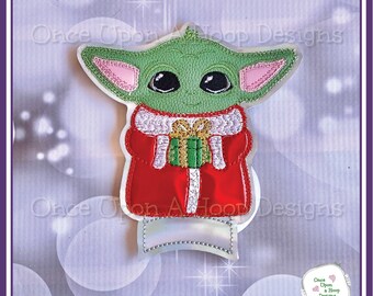 Diseño de bordado digital a máquina ITH para bebé/niño S.W. Yuda con centro de regalo complementario - DESCARGA INSTANTÁNEA