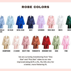 Mother of Bride Robe, Bridesmaids Robe, Bride Robe, Bridesmaid Proposal Gifts, Wedding Robes, Personalized Bridal Robes, Bridal Party Robes image 6