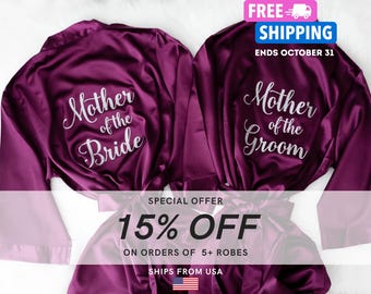 Mother of Bride Robe, Bridesmaids Robe, Bride Robe, Bridesmaid Proposal Gifts, Wedding Robes, Personalized Bridal Robes, Bridal Party Robes