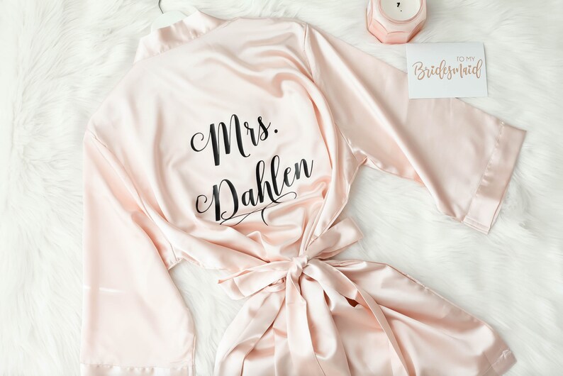bridesmaids robes personalized