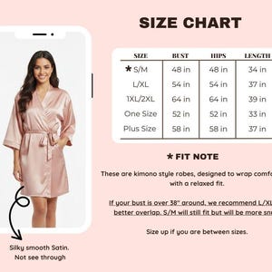 Mother of Bride Robe, Bridesmaids Robe, Bride Robe, Bridesmaid Proposal Gifts, Wedding Robes, Personalized Bridal Robes, Bridal Party Robes image 5