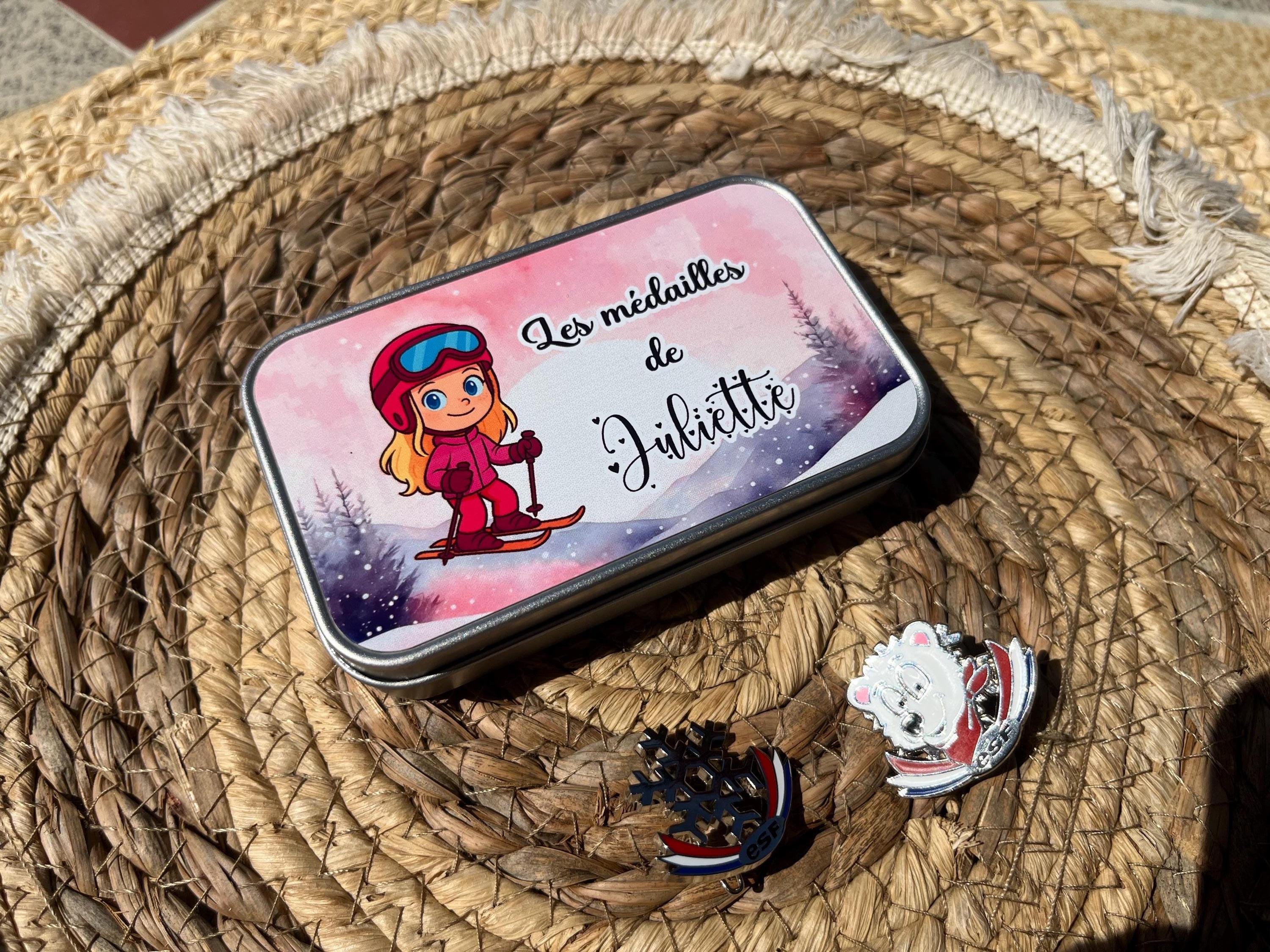Broche ESF Ski 1ère étoile E.A.E – Médaille Vintage France