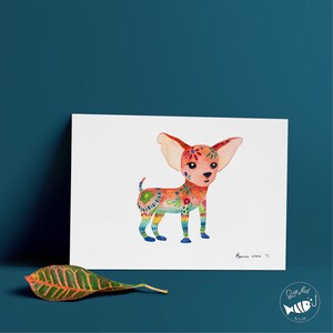 Alebrije dog A5 print