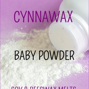 BABY POWDER Soy & Beeswax Melts