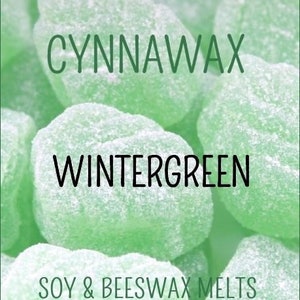 WINTERGREEN Soy & Beeswax Melts