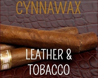 LEATHER & TOBACCO Soy Beeswax Melts