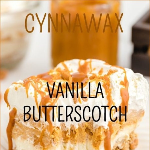 VANILLA BUTTERSCOTCH Soy & Beeswax Melts