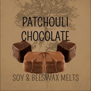 PATCHOULI CHOCOLATE Soy & Beeswax Melts