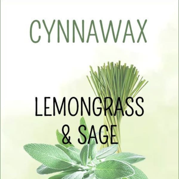 LEMONGRASS & SAGE Soy and Beeswax Melts