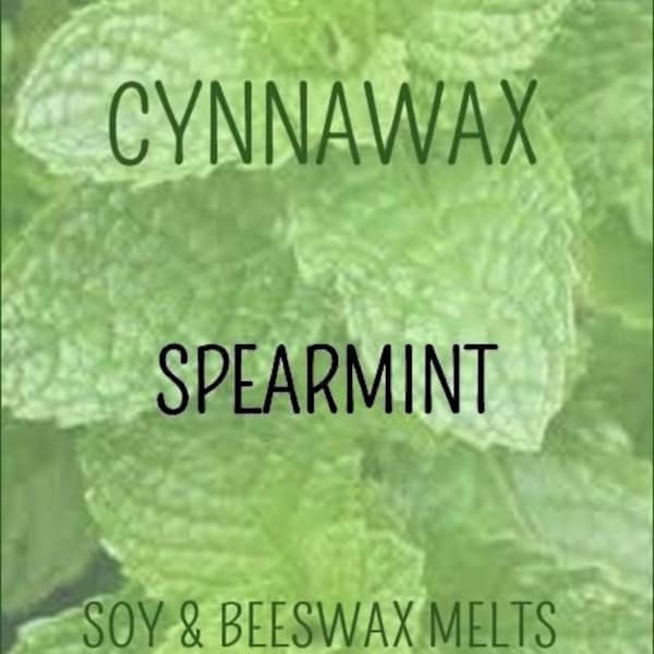 SPEARMINT Soy & Beeswax Melts