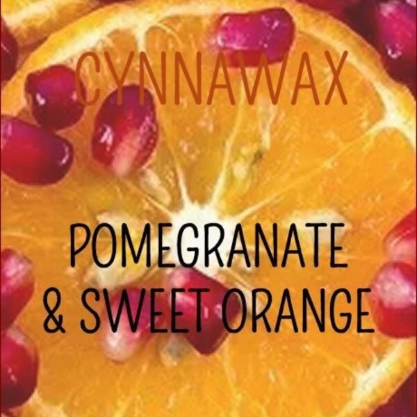 POMEGRANATE SWEET ORANGE Soy & Beeswax Melts