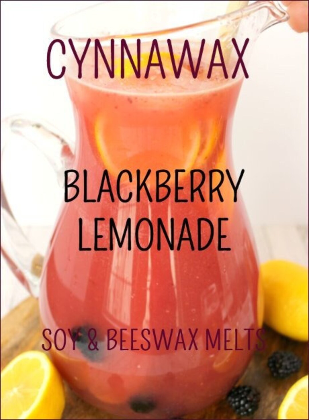 Handcrafted Blackberry Lemonade Wax Melt Natural Soy Blend Scented