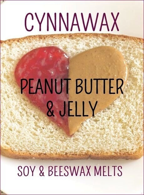 Peanut Butter and Jelly Scoopable Wax Melt Diy Realistic Food Candle Wax  Melt Gift 