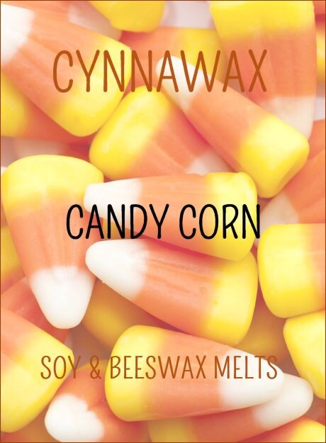 Candy Corn Scented Clam Shell Tarts Soy Wax Melts Handmade Wax Melts  Heavily Scented Creamy Fragrance Glitter Wax Melts for Warmer 