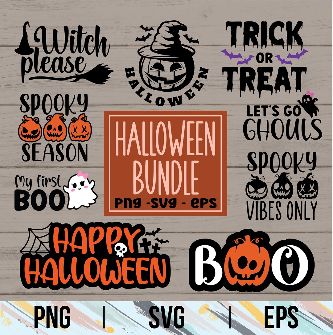 Halloween Bundle Svg Bundle | Halloween Svg Png | Pumpkin Svg | Witch ...