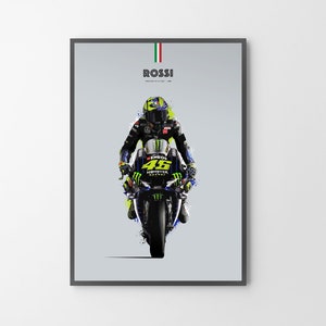 Valentino Rossi, Yamaha Factory Racing, Catalan GP 2019 print by Motorsport  Images