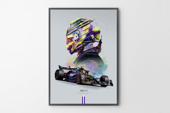 Lewis Hamilton Poster Print, Artwork, Racing Driver, Posters for Wall, Wall  Art, Canvas Art, Lewis Hamilton Decor, No Frame Poster, Original Art