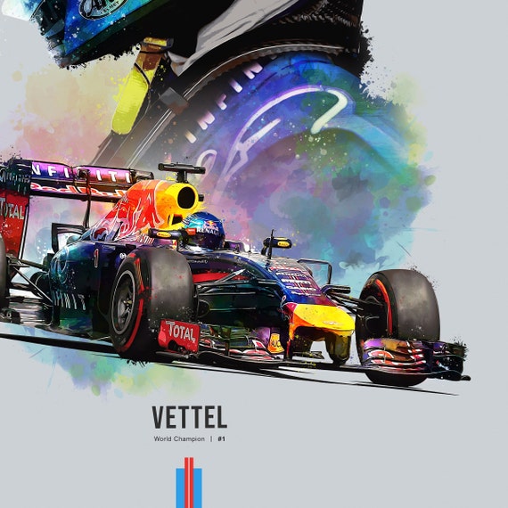 Red Bull racing - champion Poster, Affiche