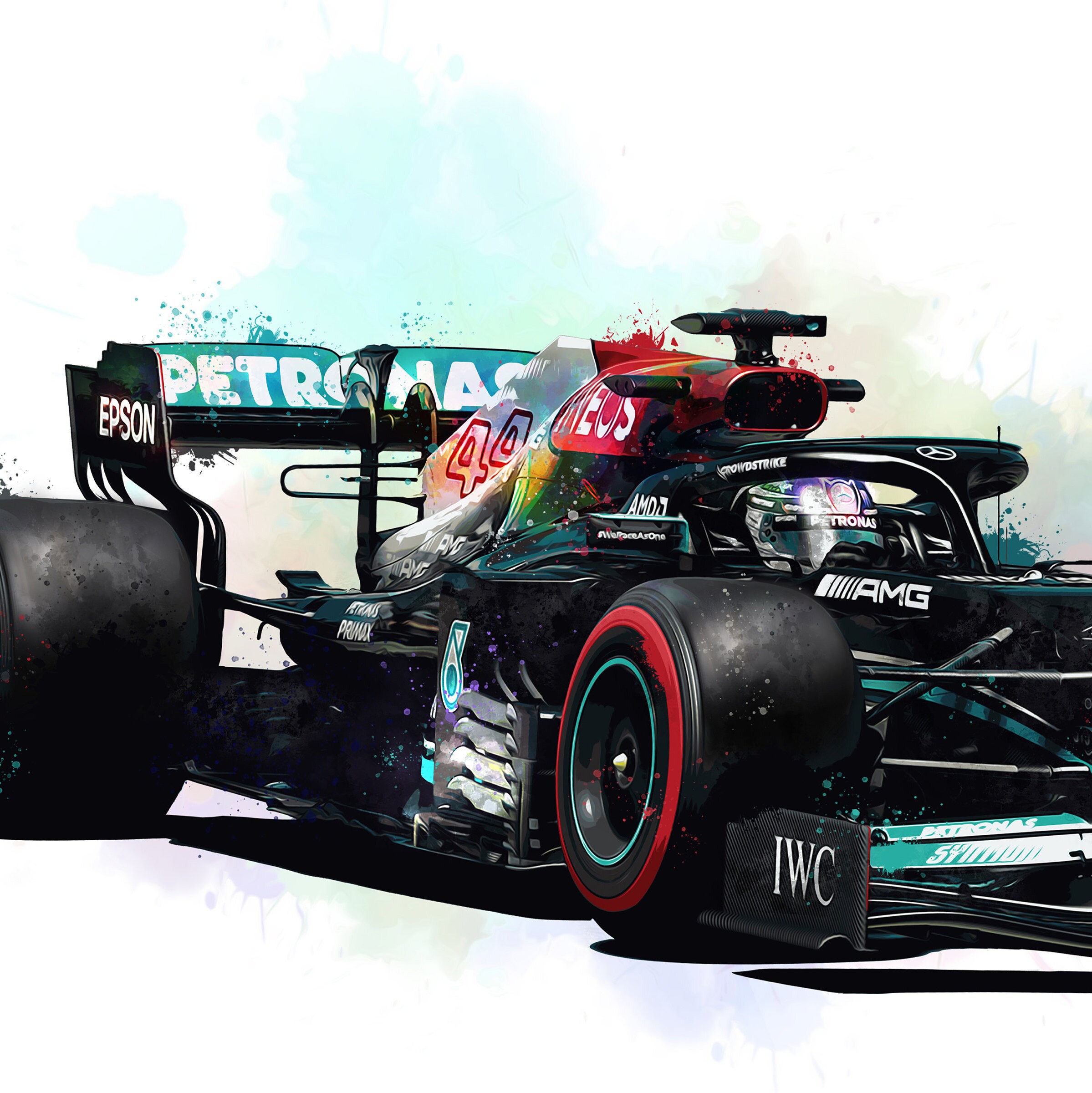 MercedesAMG F1 W12 Performance E Car Driver 44 Lewis Etsy MercedesAMG F1 W12 Performance E Car Driver 44 Lewis Etsy