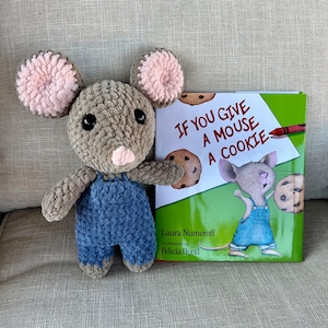 If you give a mouse a cookie inspired book buddy MADE TO ORDER