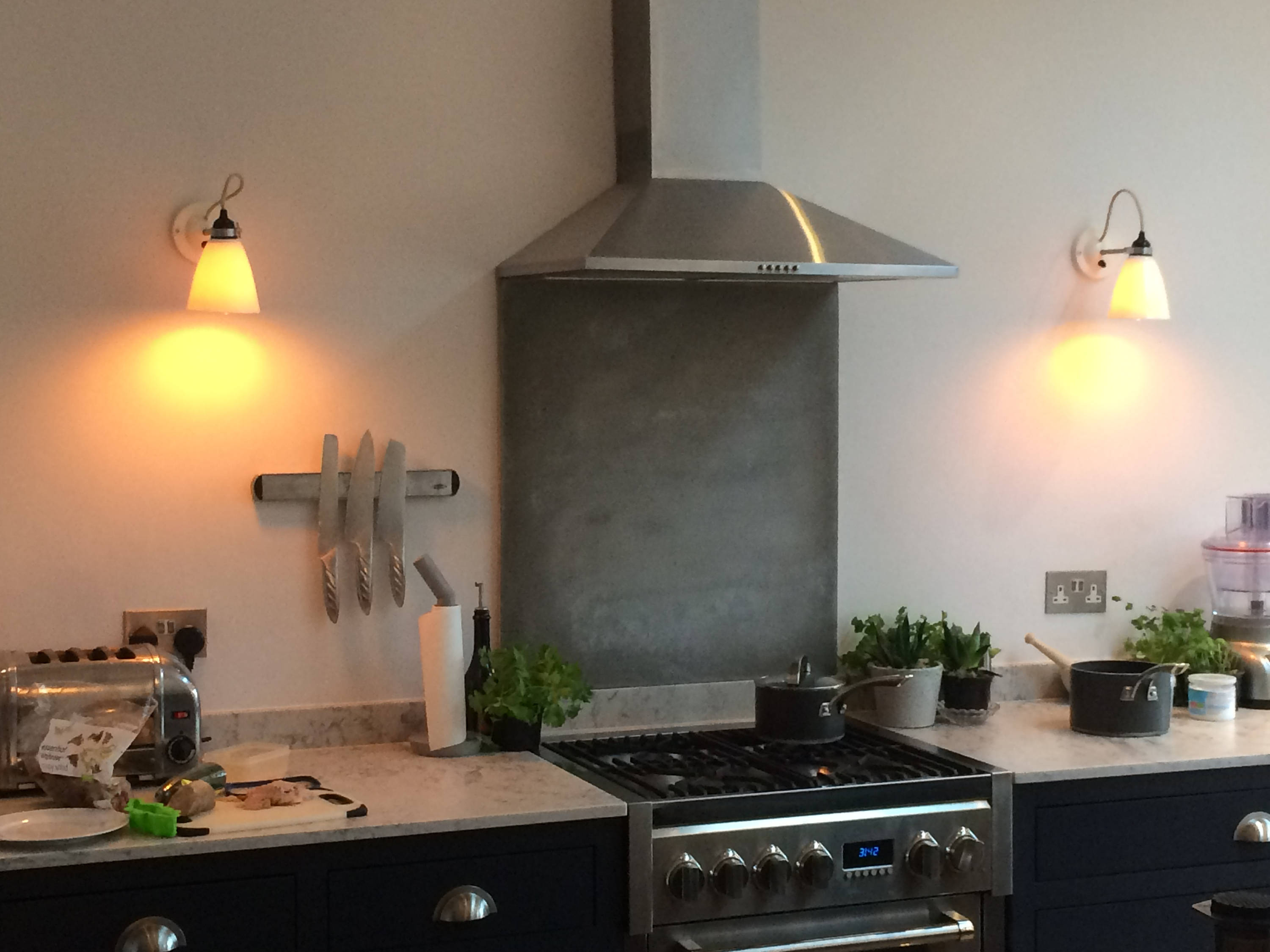 concrete splash back