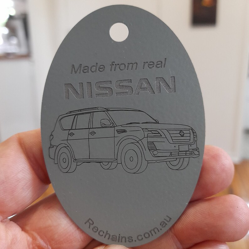Custom Nissan Keychain Etsy