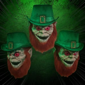 Lifesize Leprechaun Wall Mounted Head
