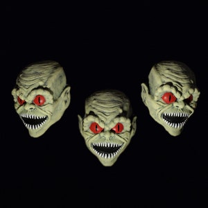 Goblin Latex Half Mask or Wall Mounted Head Decor