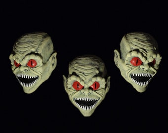 Goblin Latex Half Mask or Wall Mounted Head Decor
