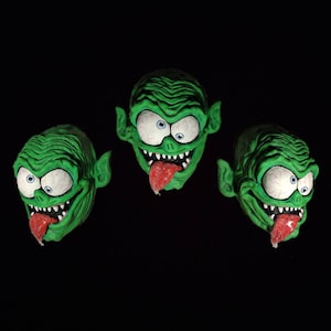 Goblin, Gargoyle, or Mutant Latex Mask or Wall Mounted Head
